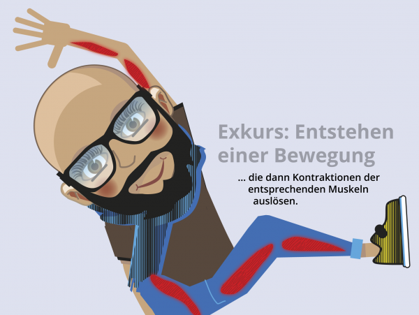 ntstehung einer Bewegung / Muskelkontraktion