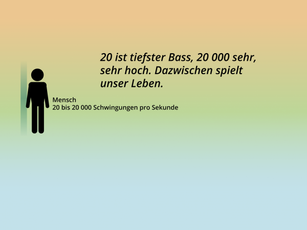 Der Hörbereich / Mensch